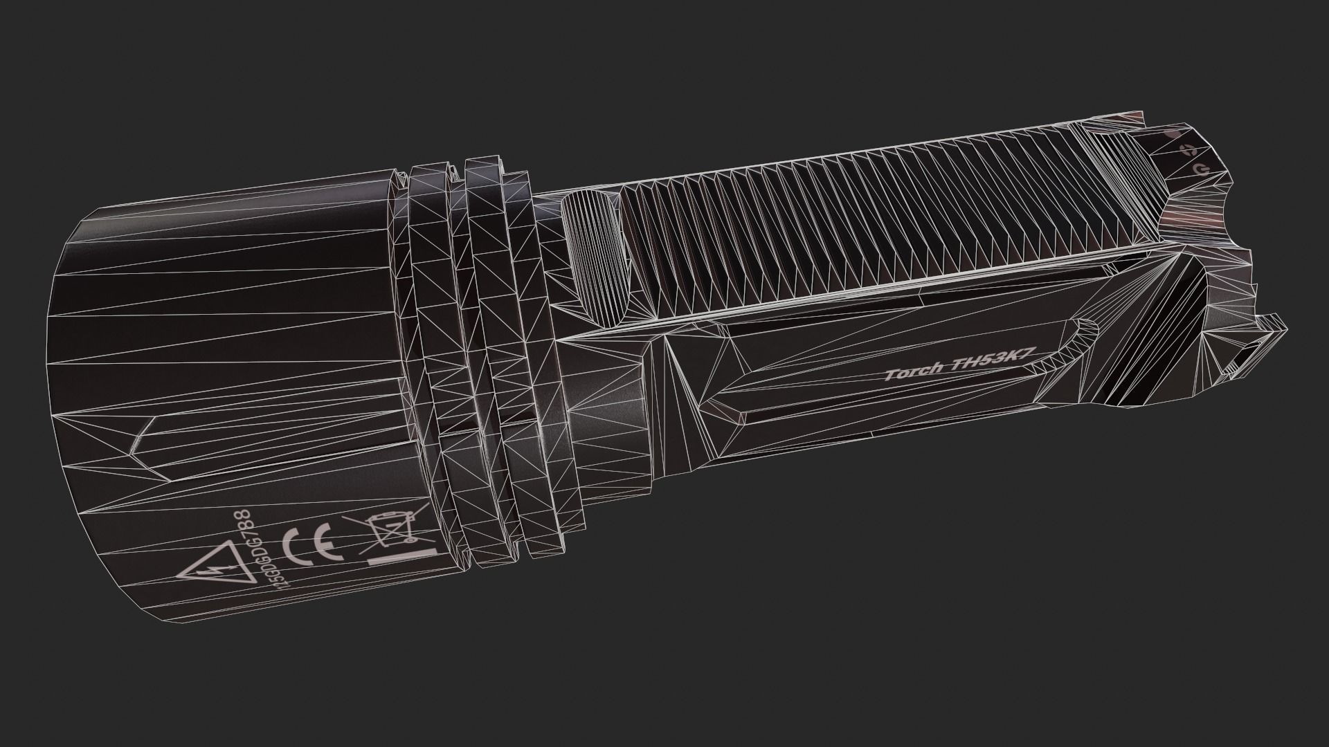 Torch Military Marmoset Low-poly 3D model_11