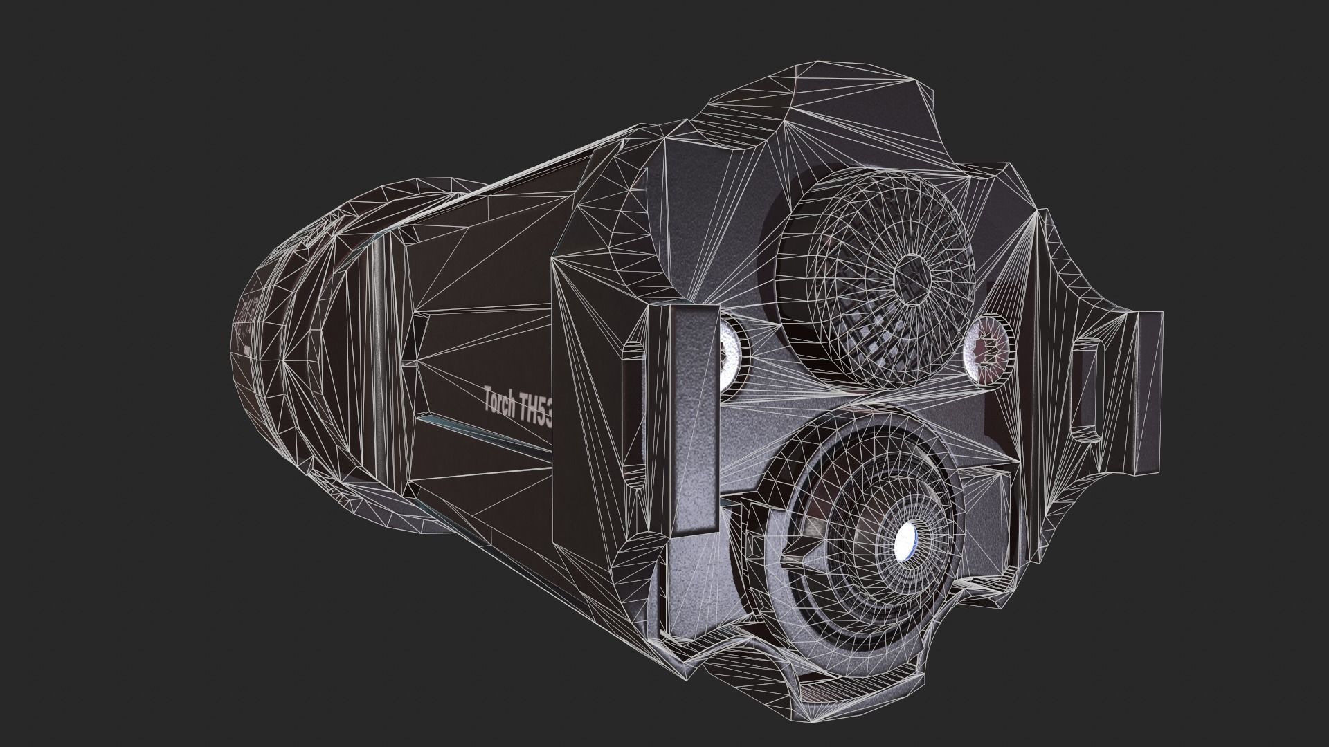 Torch Military Marmoset Low-poly 3D model_10