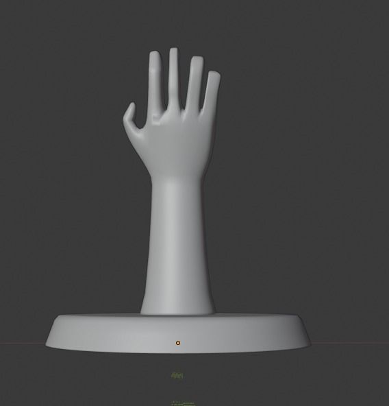 Abysmal Hand Free 3D print model_5