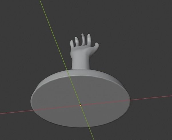 Abysmal Hand Free 3D print model_2