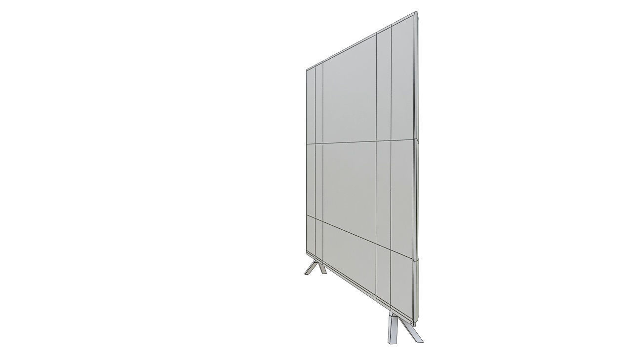 LED tv 65 inch 3D model_13