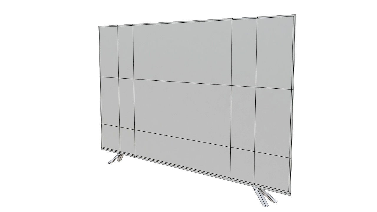 LED tv 65 inch 3D model_8