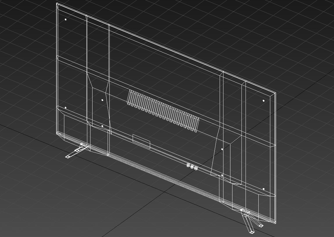 LED tv 65 inch 3D model_17