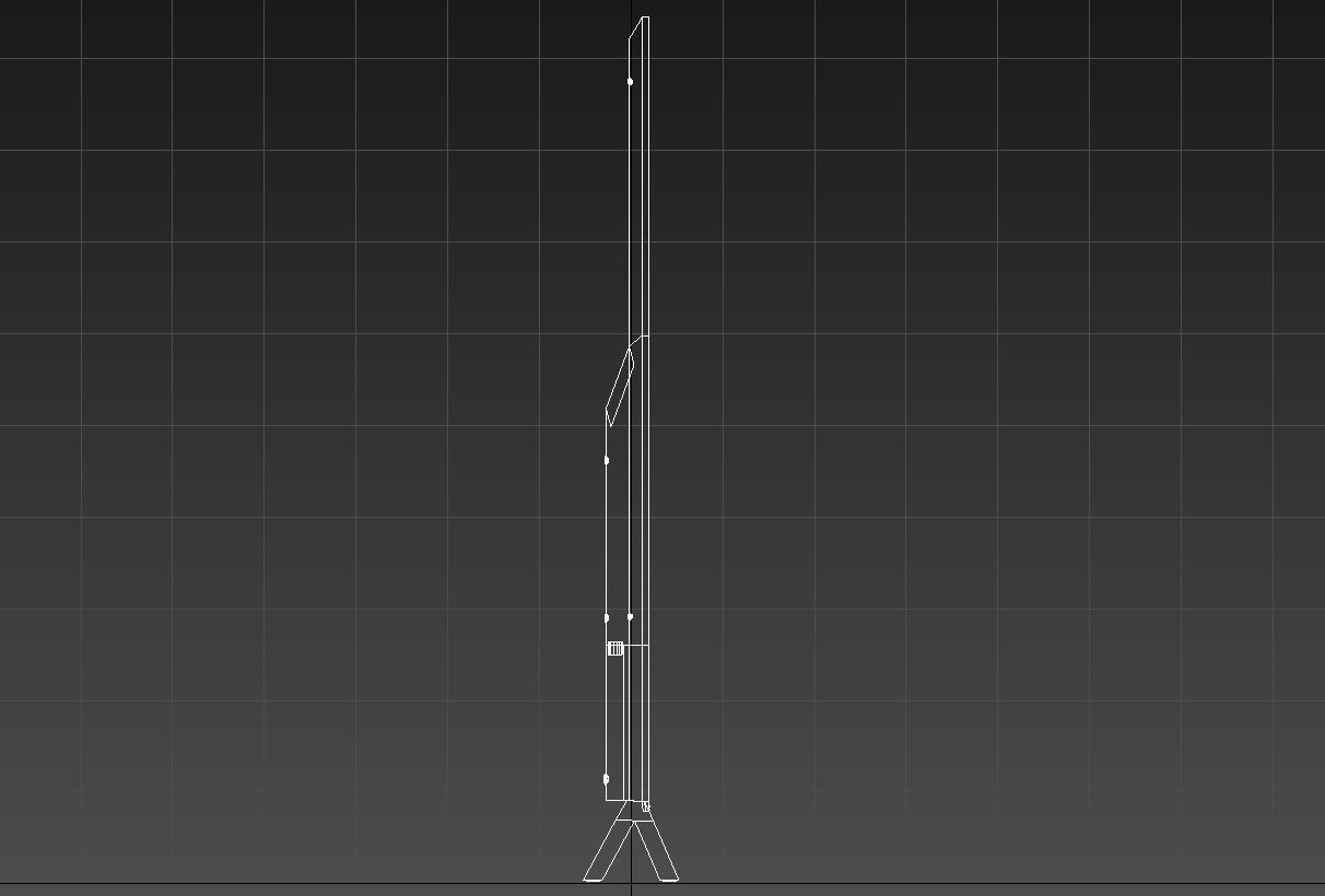 LED tv 65 inch 3D model_16