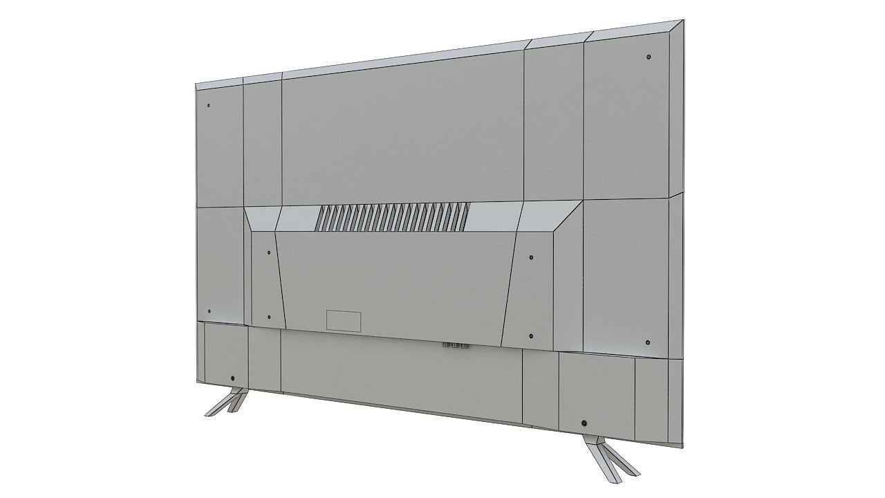 LED tv 65 inch 3D model_11