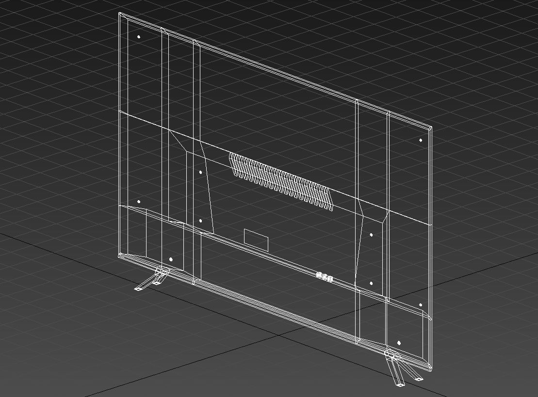 LED tv 65 inch 3D model_18