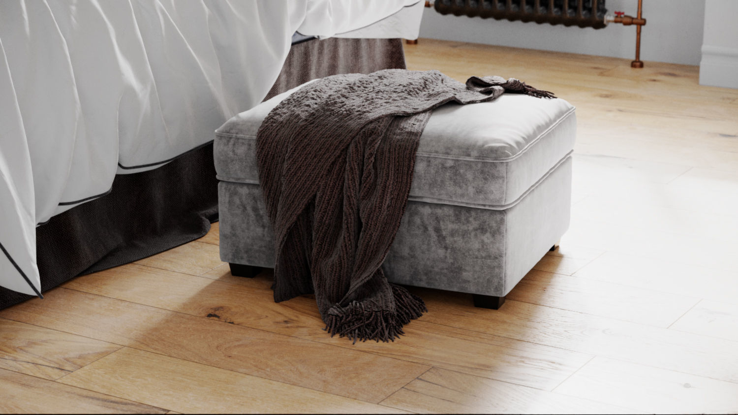 Copenaghen bedroom 3D model_1