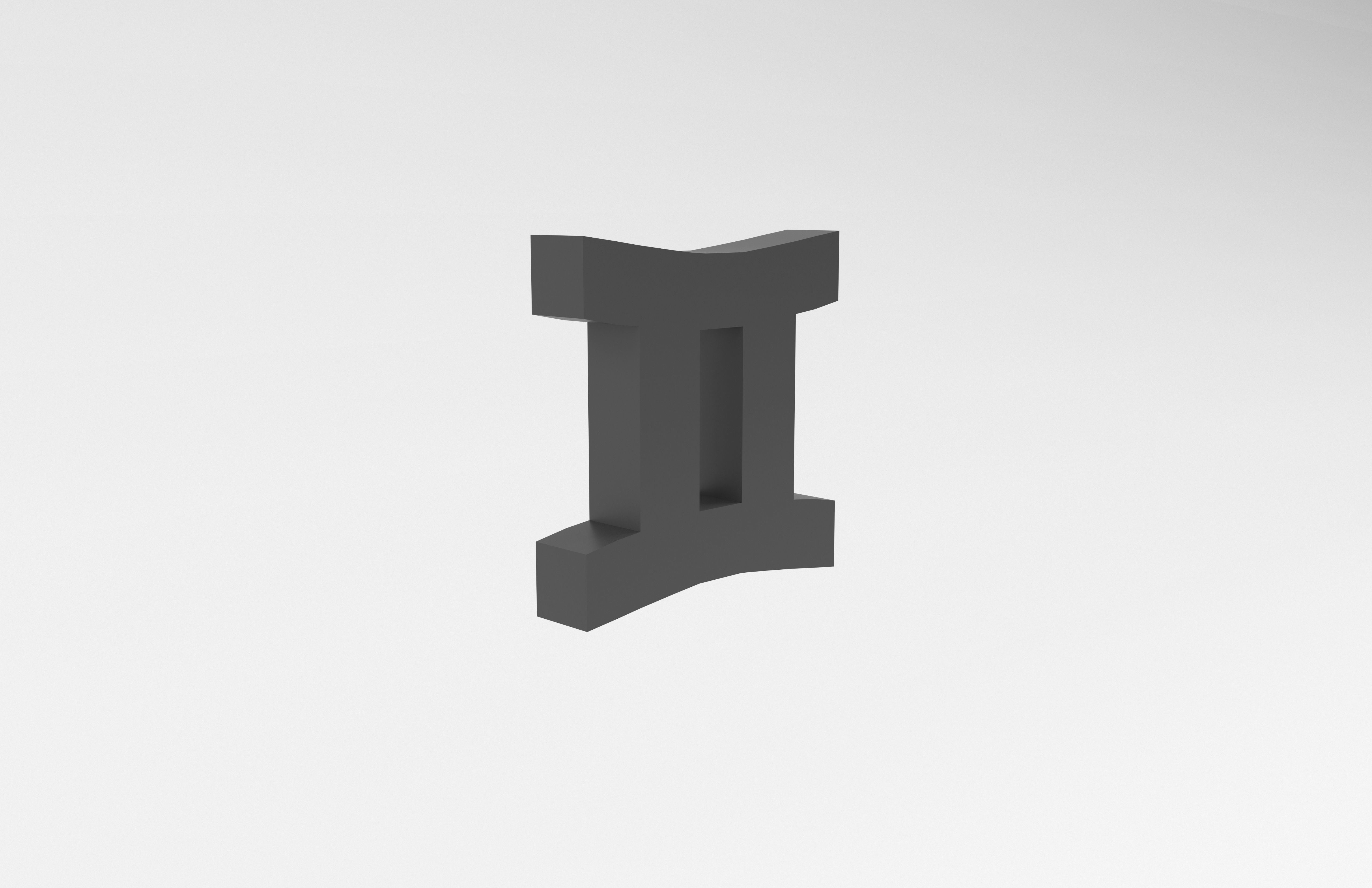 Gemini v1 001 Low-poly 3D model_4