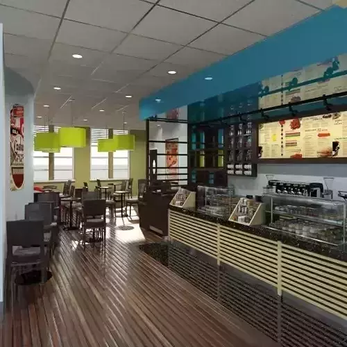 Restaurant - Bistro 3D model