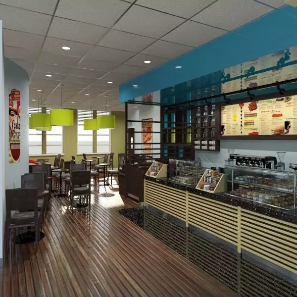 Restaurant - Bistro 3D model_0