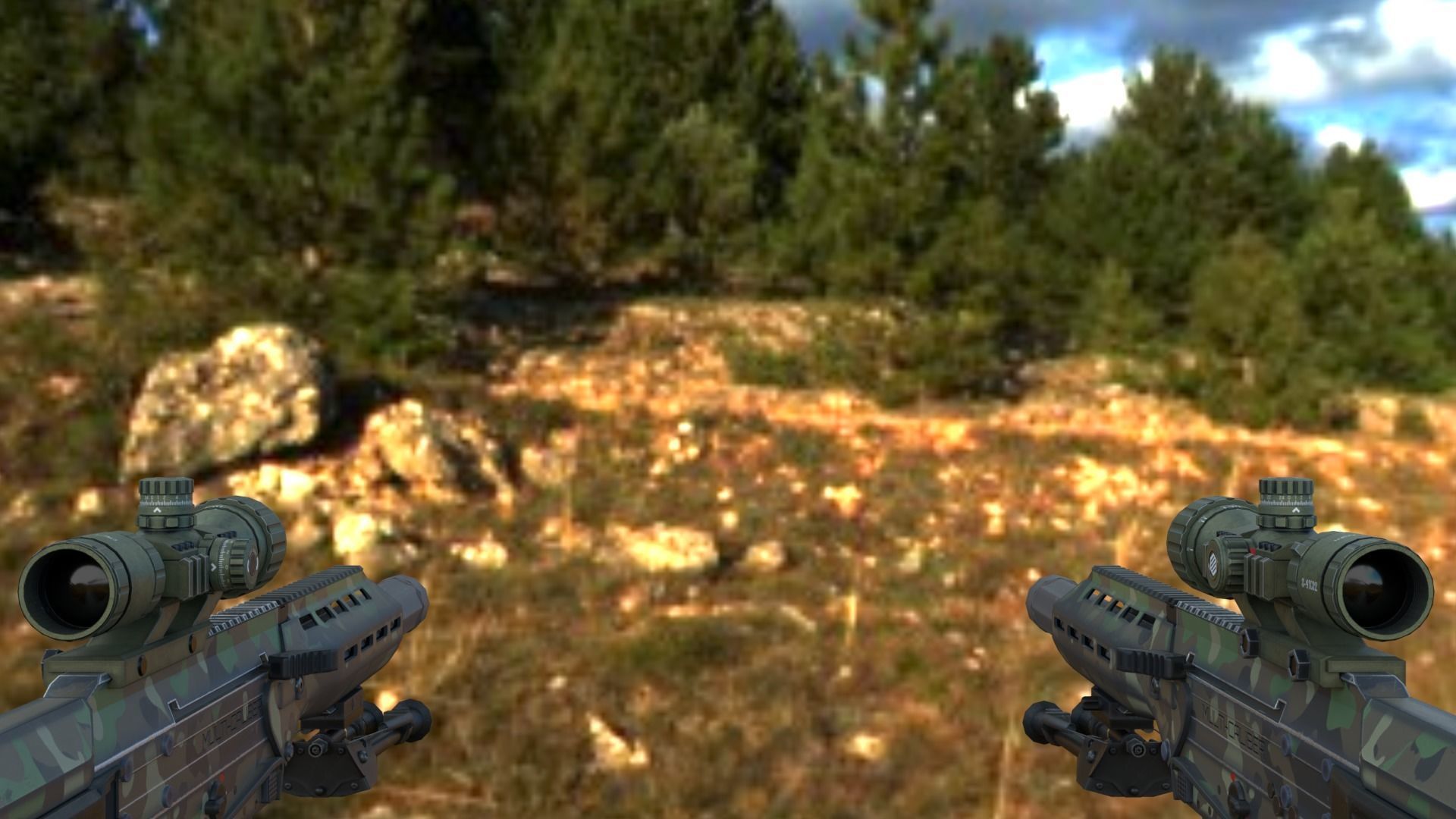 Scope 3X-9X Zoom Low-poly 3D model_9