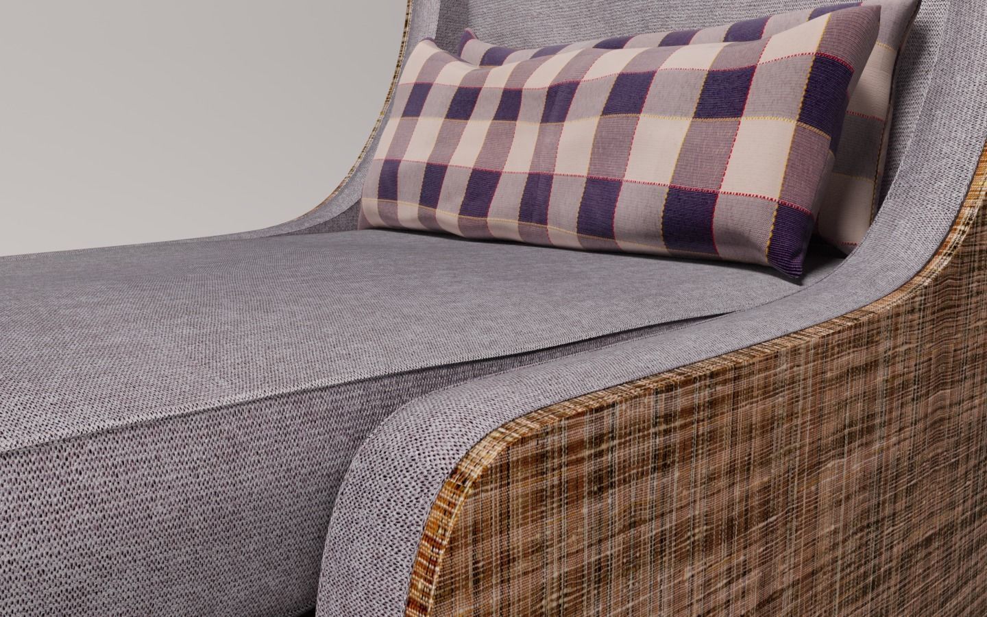 Chaise Lounge sofa  3D model_1