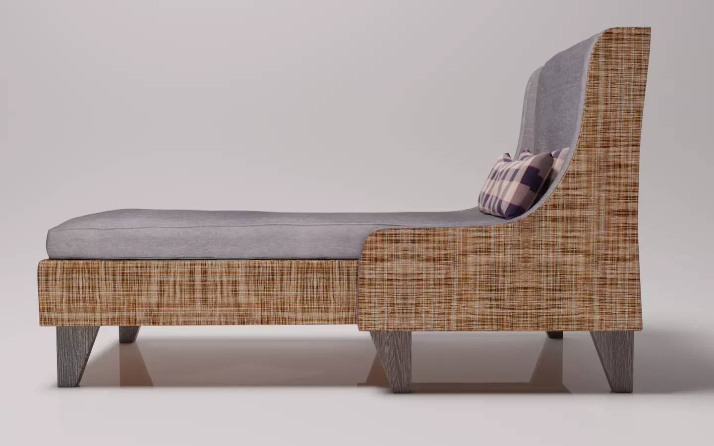 Chaise Lounge sofa  3D model_0