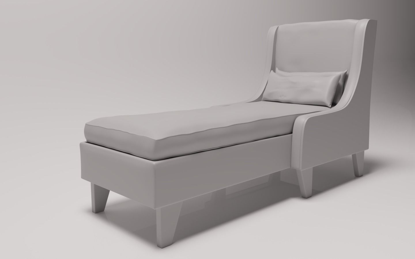 Chaise Lounge sofa  3D model_4