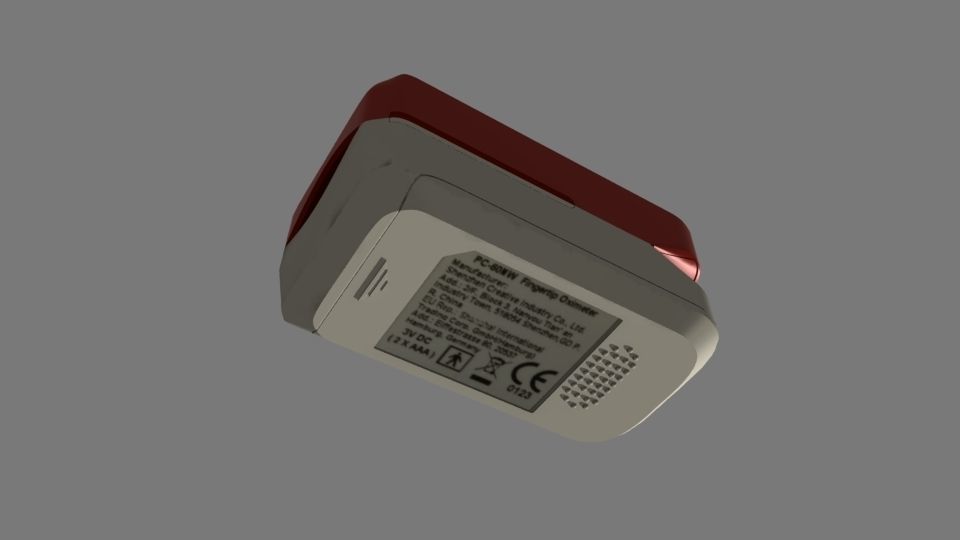 Blood pressure meter 3D model_1