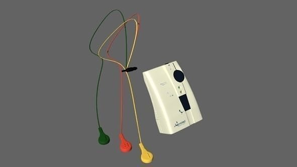 Heart rate meter 3D model