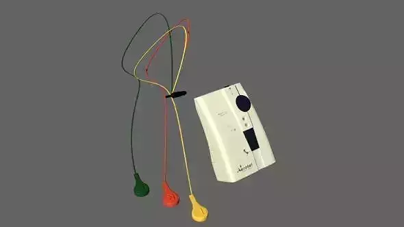 Heart rate meter 3D model
