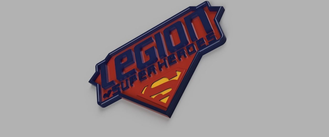Legion of Superheroes 3D print model_3