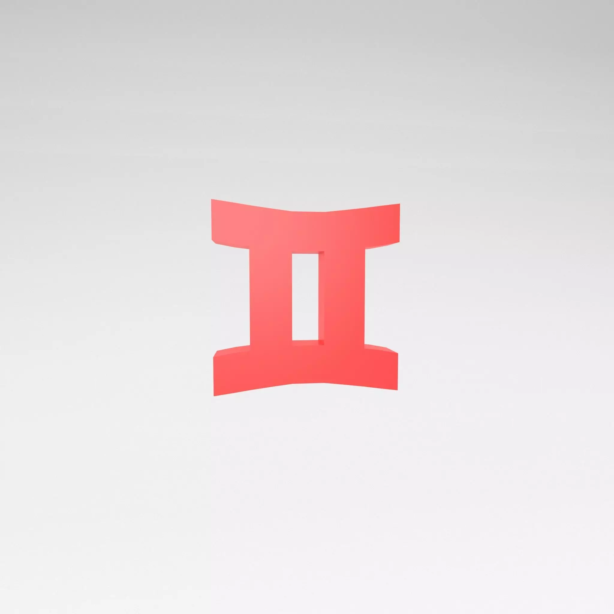 Gemini v1 003 Low-poly 3D model_0