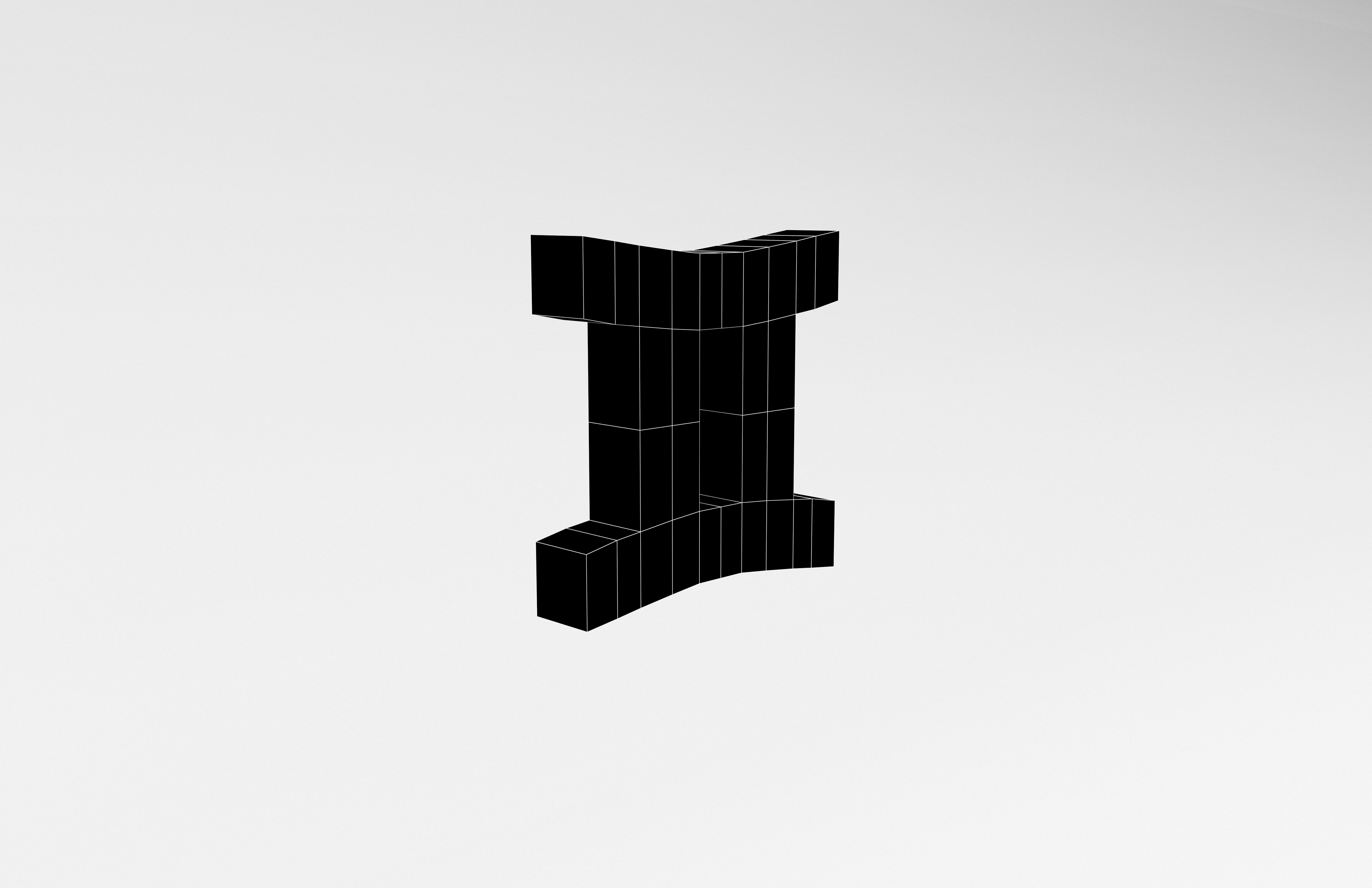 Gemini v1 003 Low-poly 3D model_8