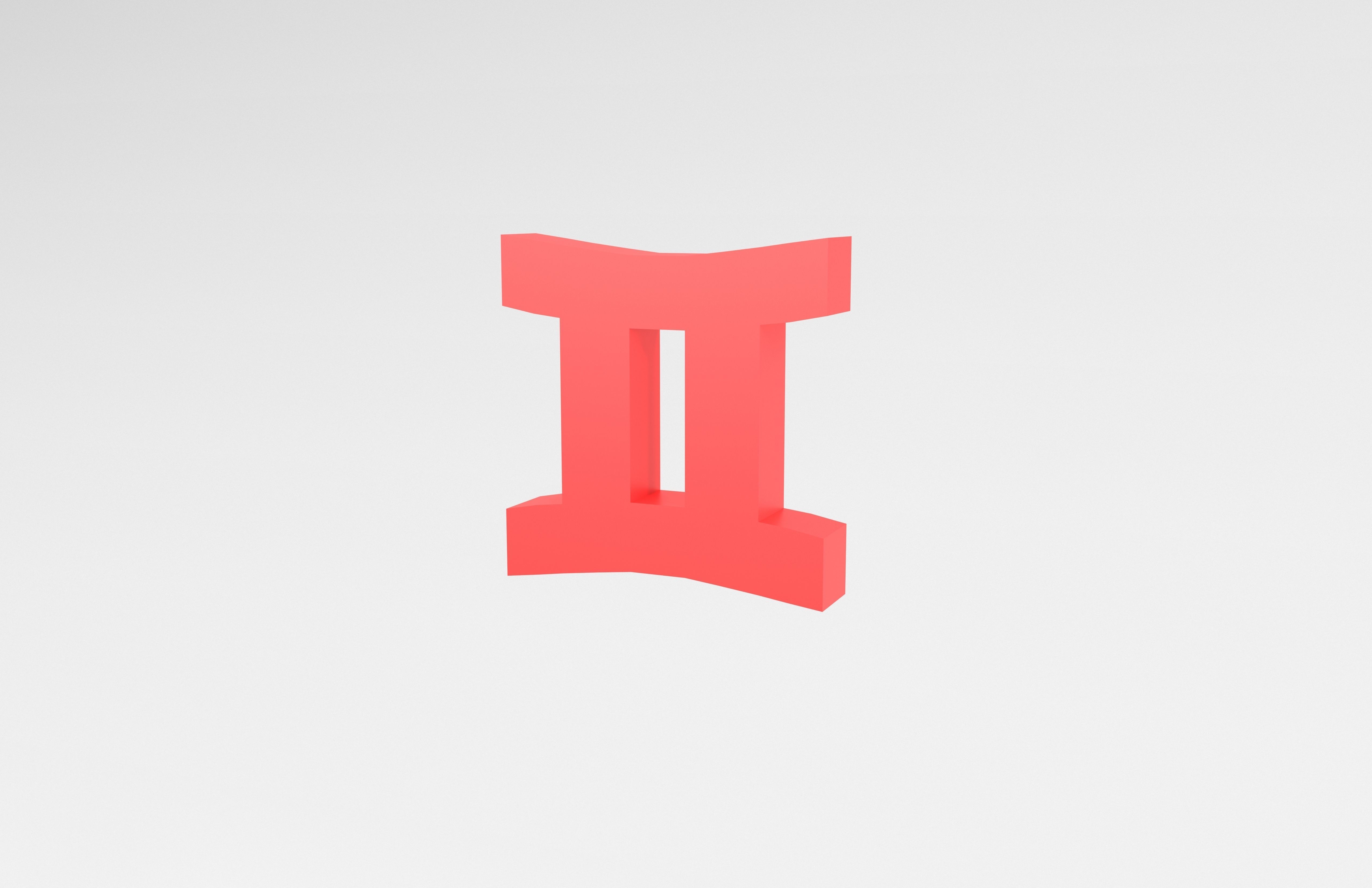 Gemini v1 003 Low-poly 3D model_3