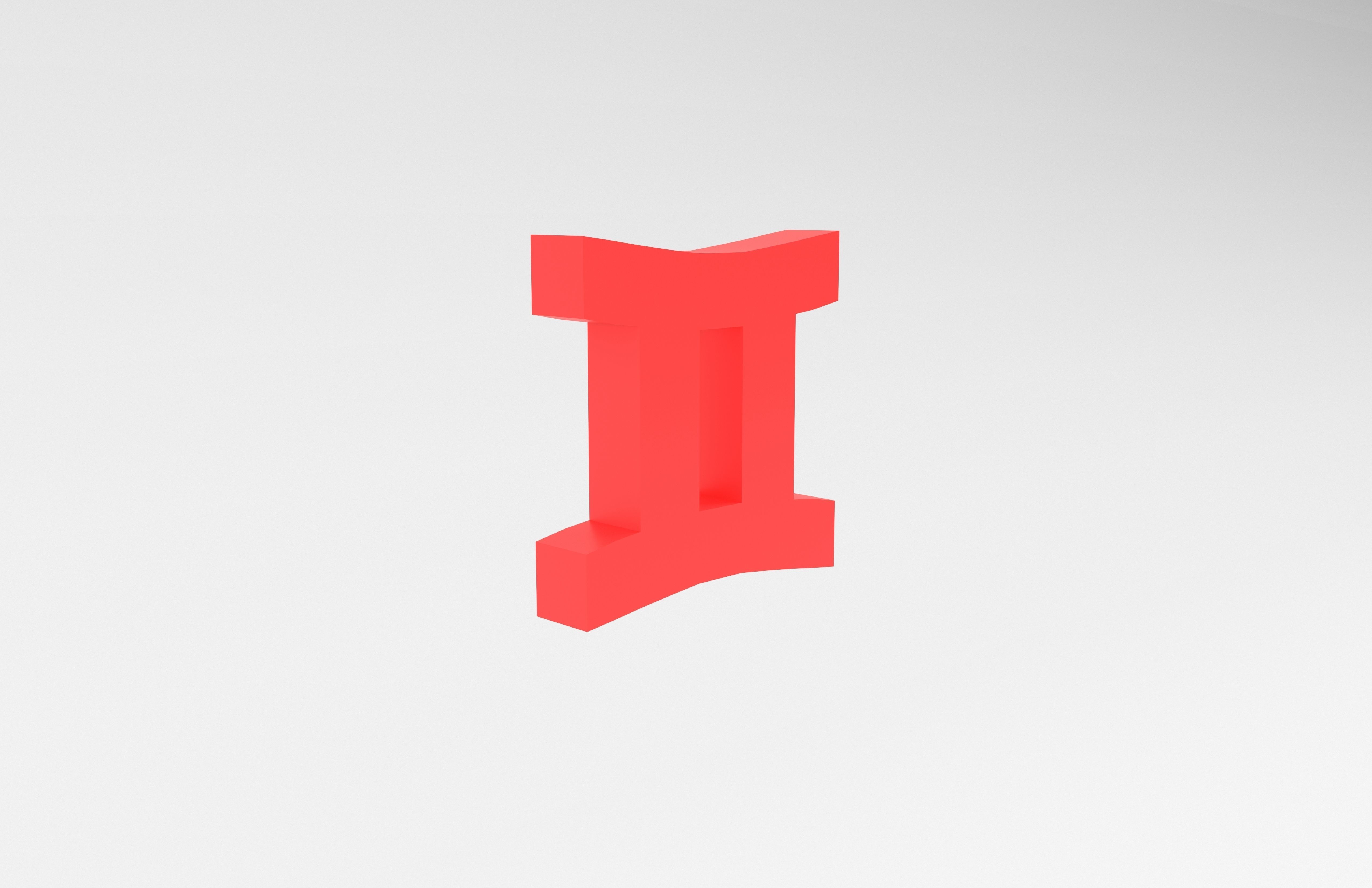 Gemini v1 003 Low-poly 3D model_2