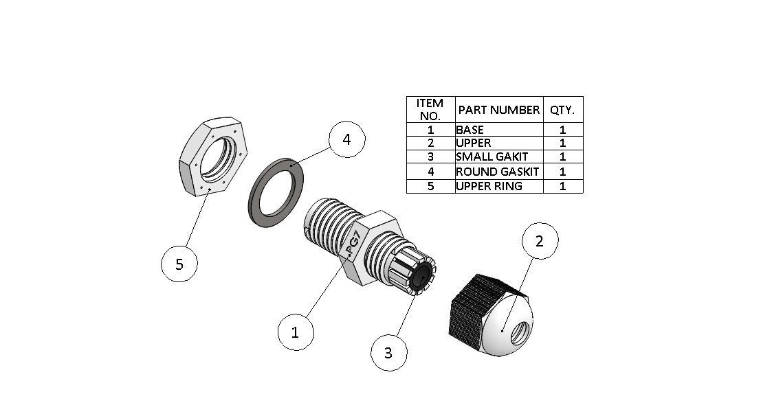 PG-7 Gland  3D model_6