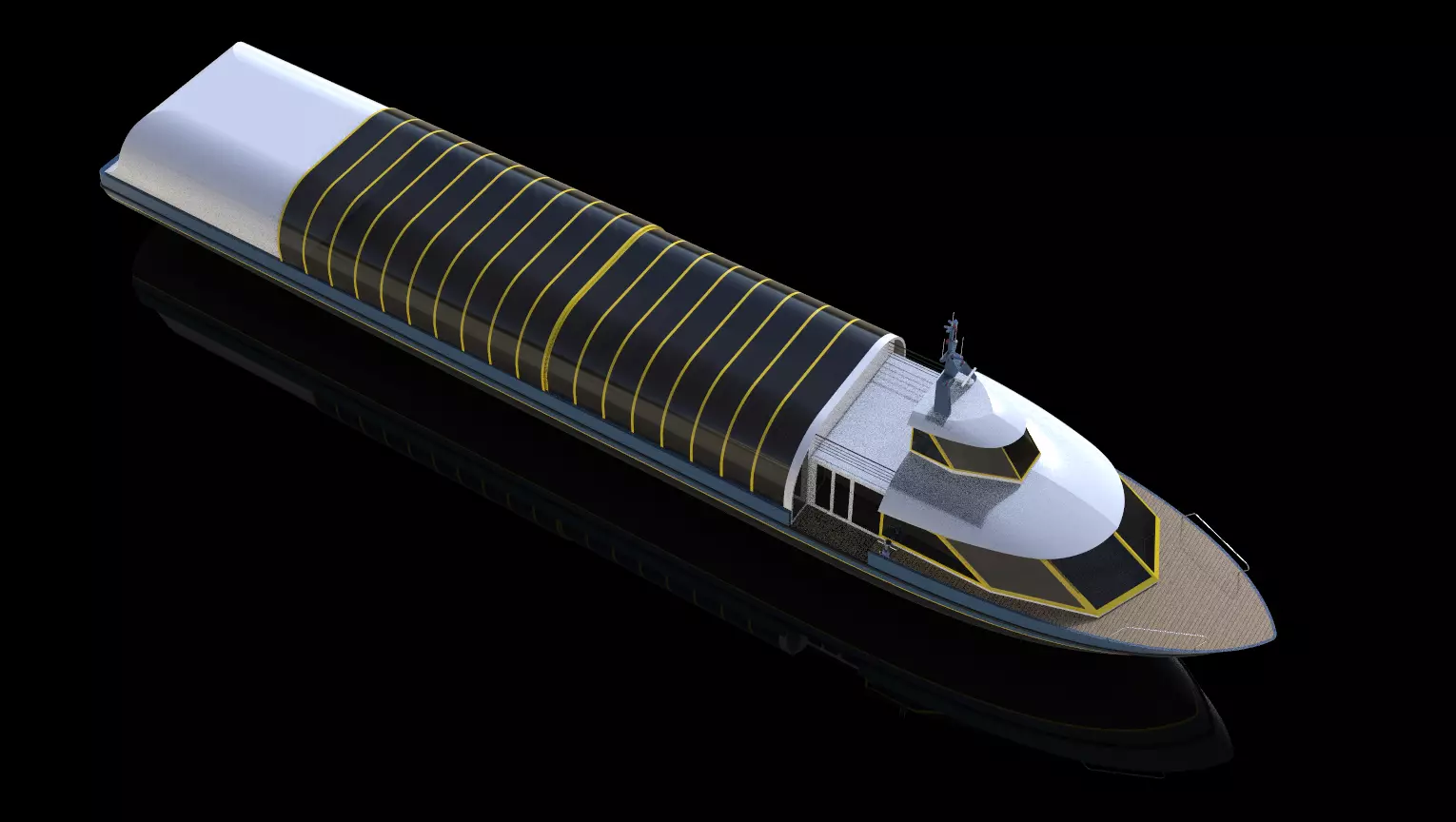 tour boat 3D model