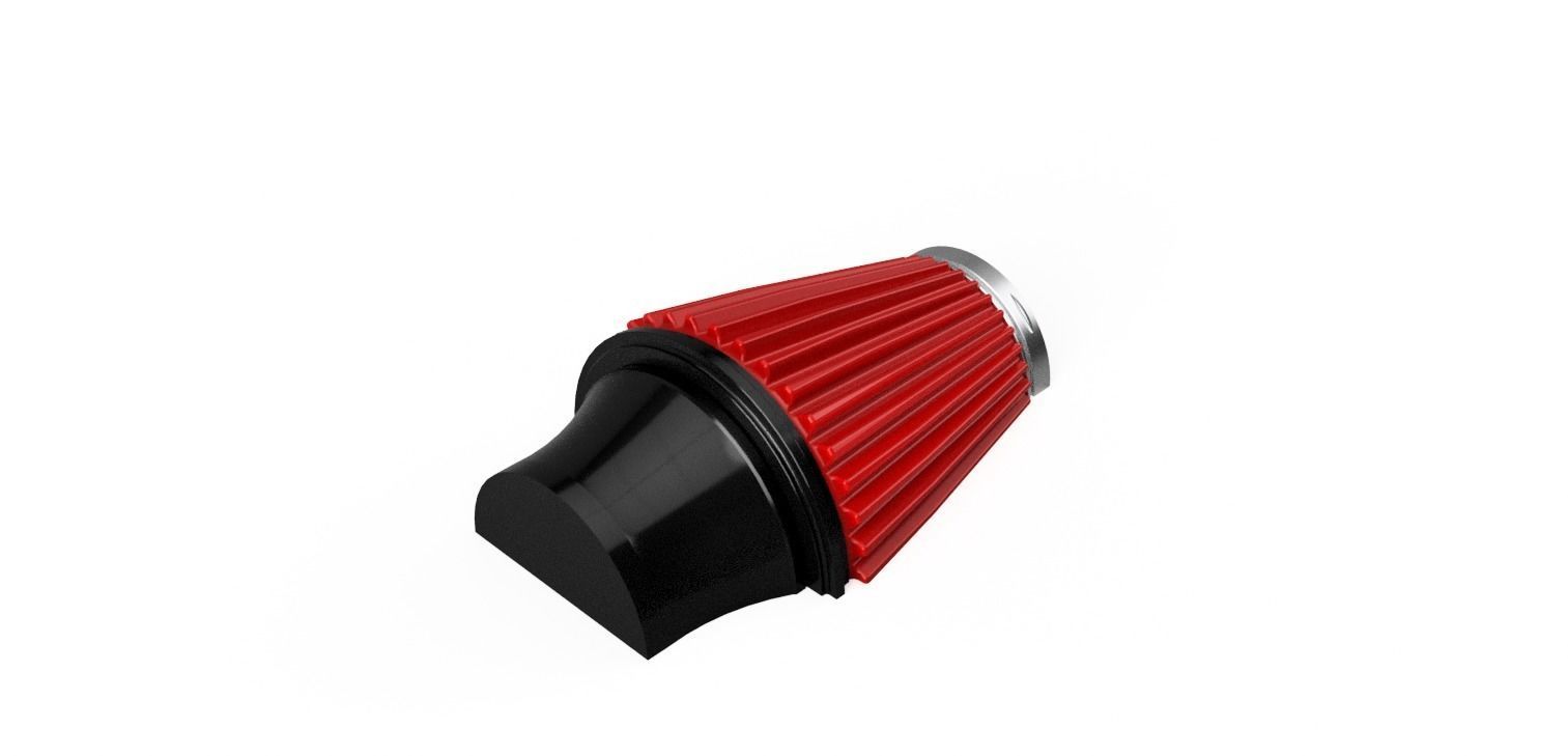 1to10 RC Turbo and Airfilter Combination Half 3D print model_8