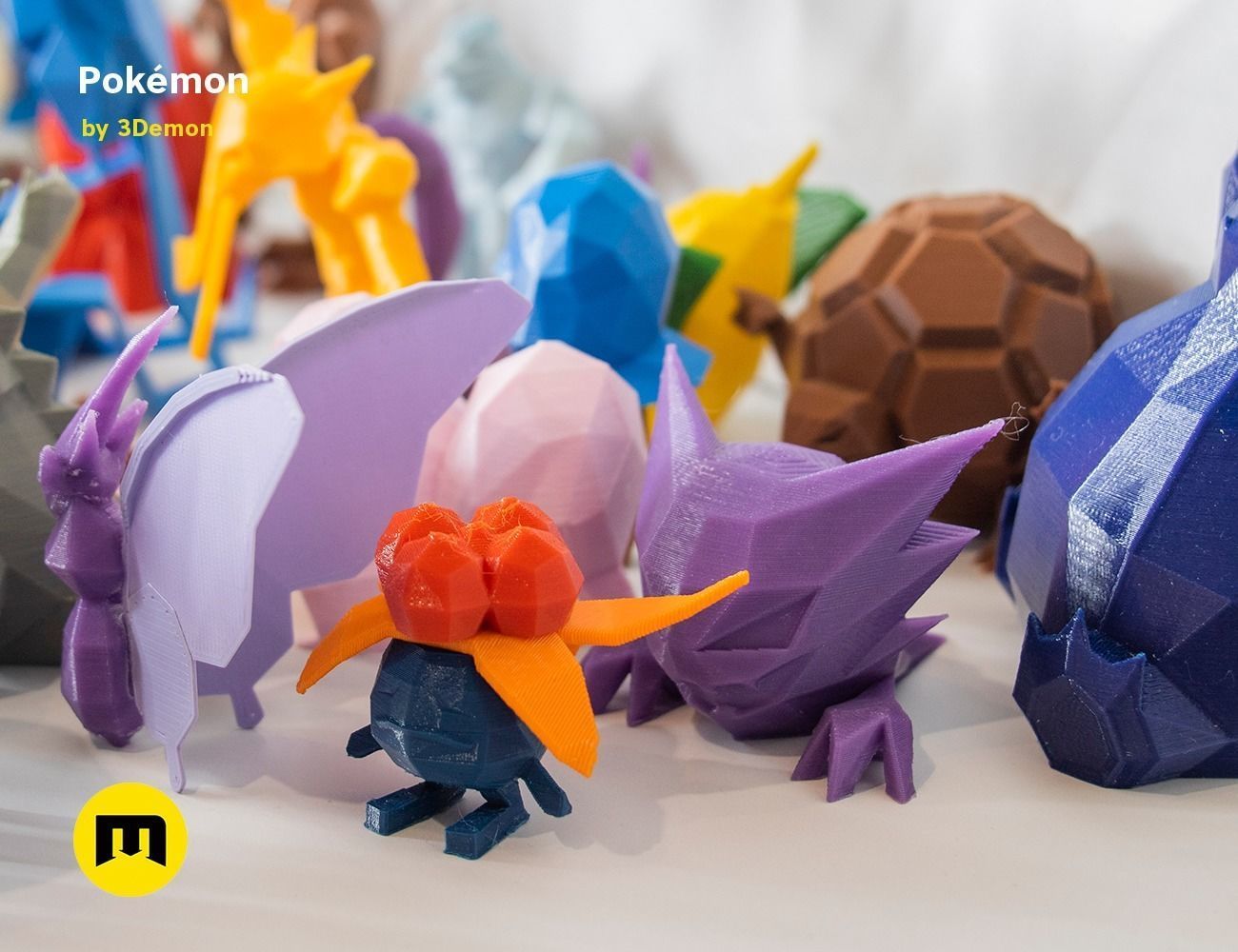 Low Poly Pokemon Collection Generation 1  3D print model_89