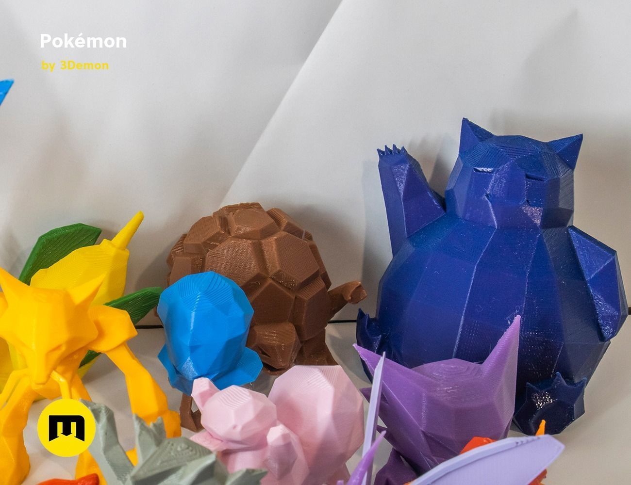 Low Poly Pokemon Collection Generation 1  3D print model_90