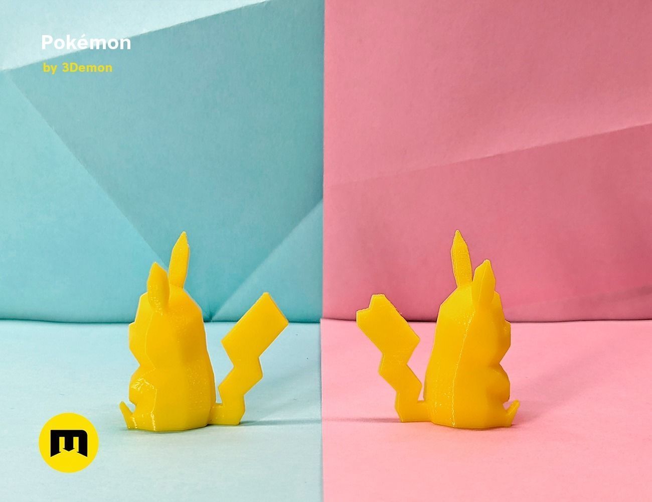 Low Poly Pokemon Collection Generation 1  3D print model_100