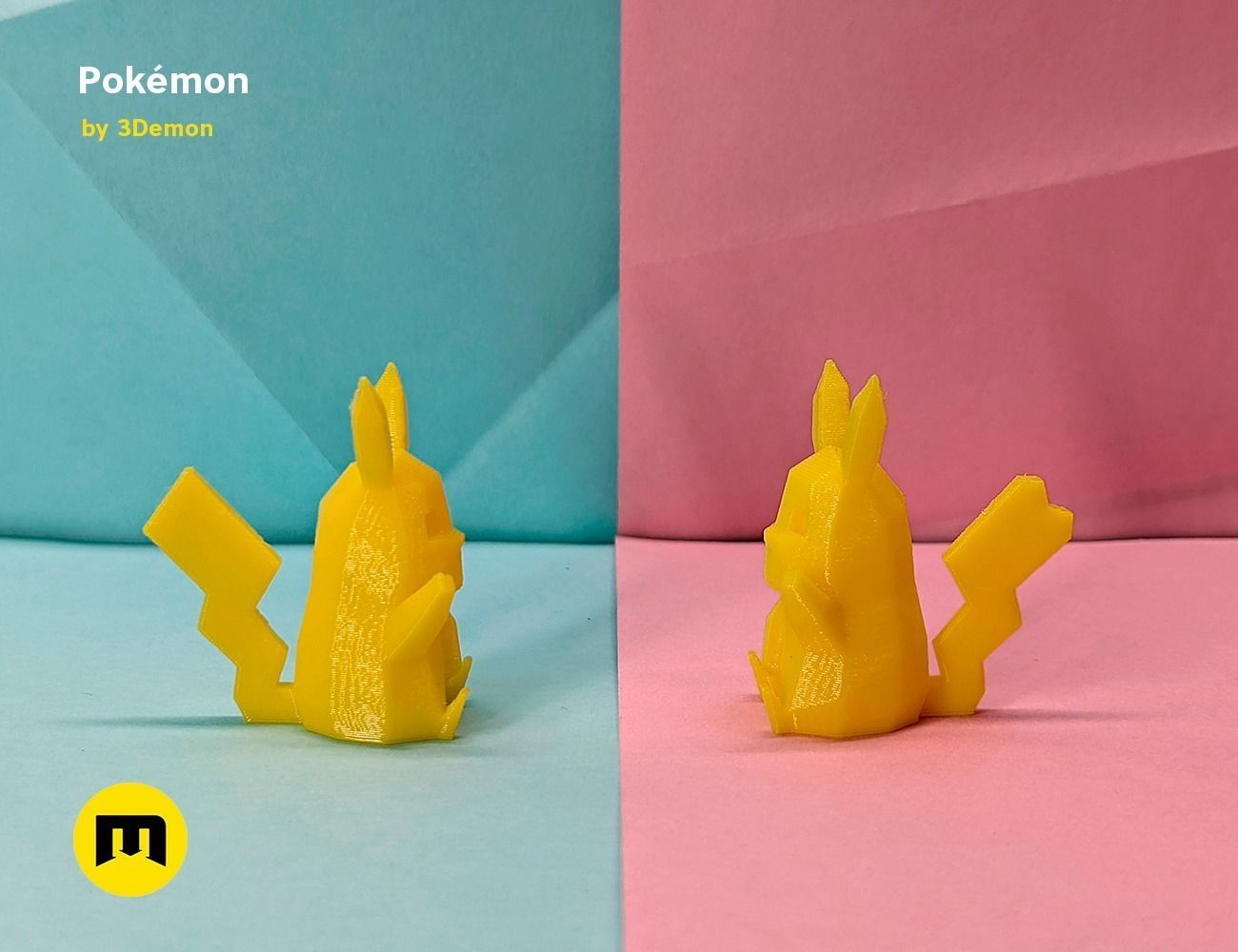 Low Poly Pokemon Collection Generation 1  3D print model_50