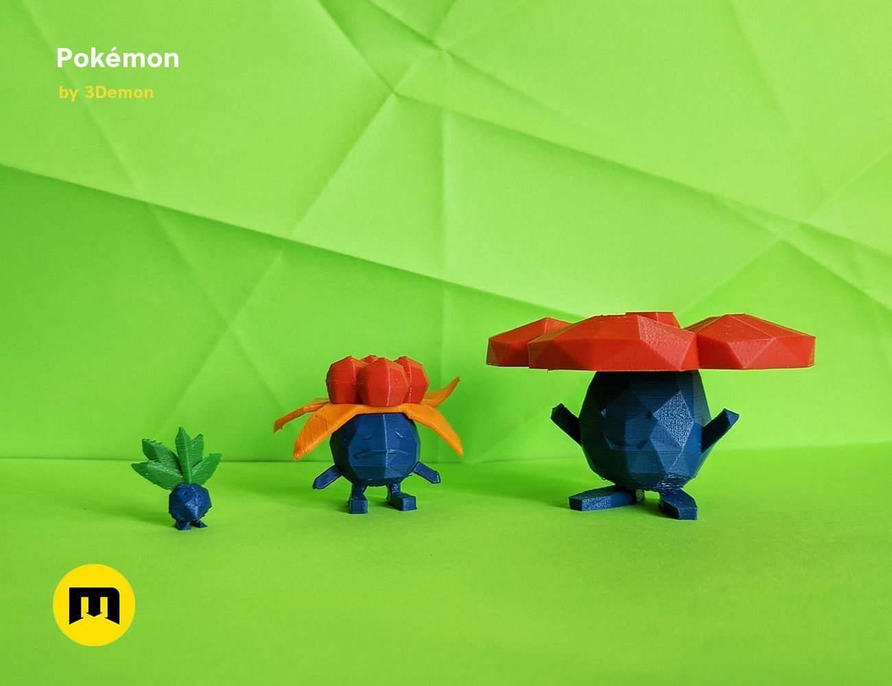 Low Poly Pokemon Collection Generation 1  3D print model_66