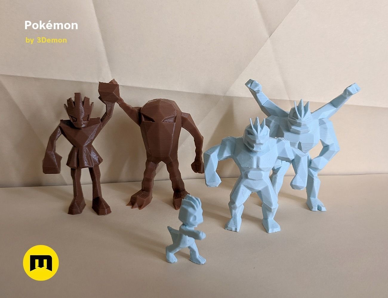 Low Poly Pokemon Collection Generation 1  3D print model_67