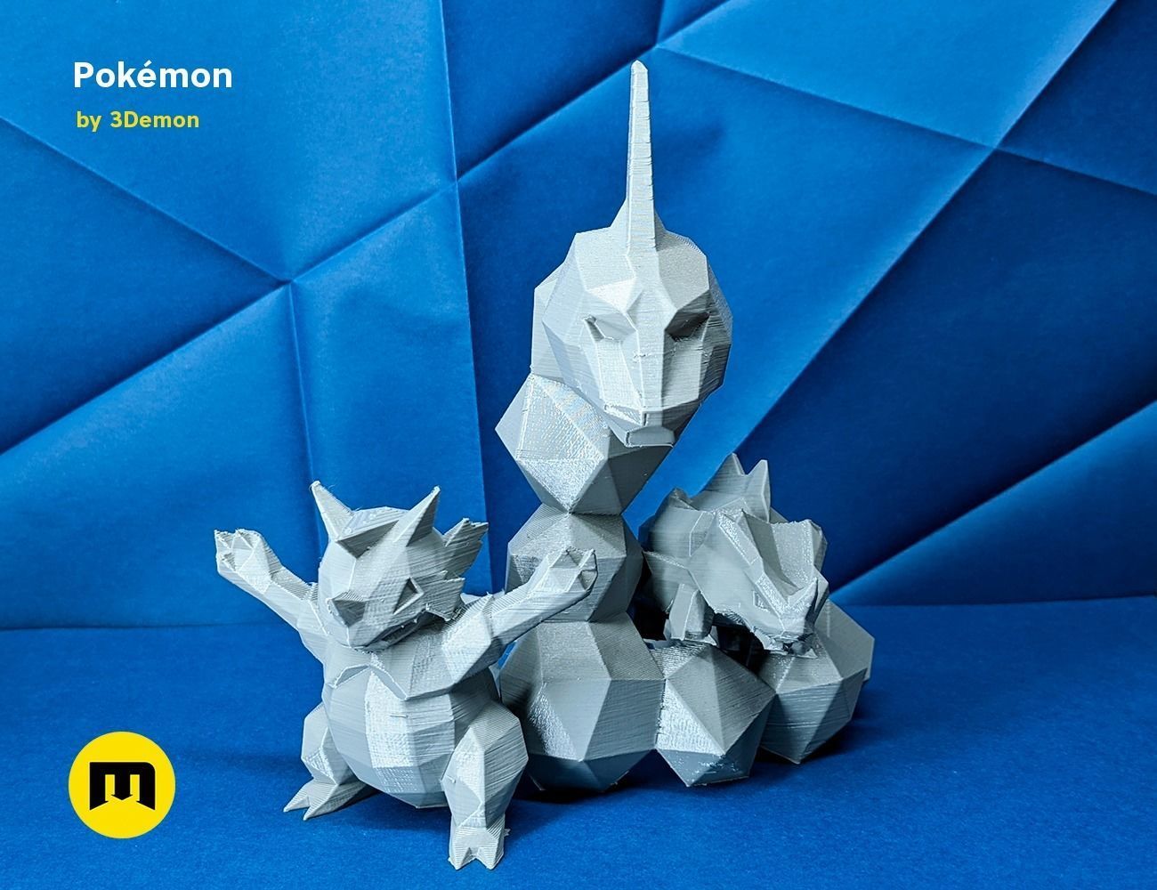 Low Poly Pokemon Collection Generation 1  3D print model_98