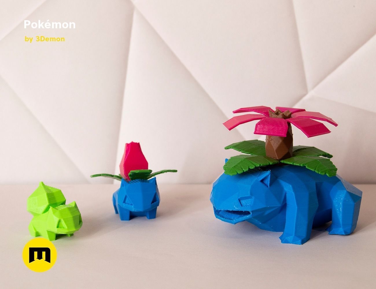 Low Poly Pokemon Collection Generation 1  3D print model_14
