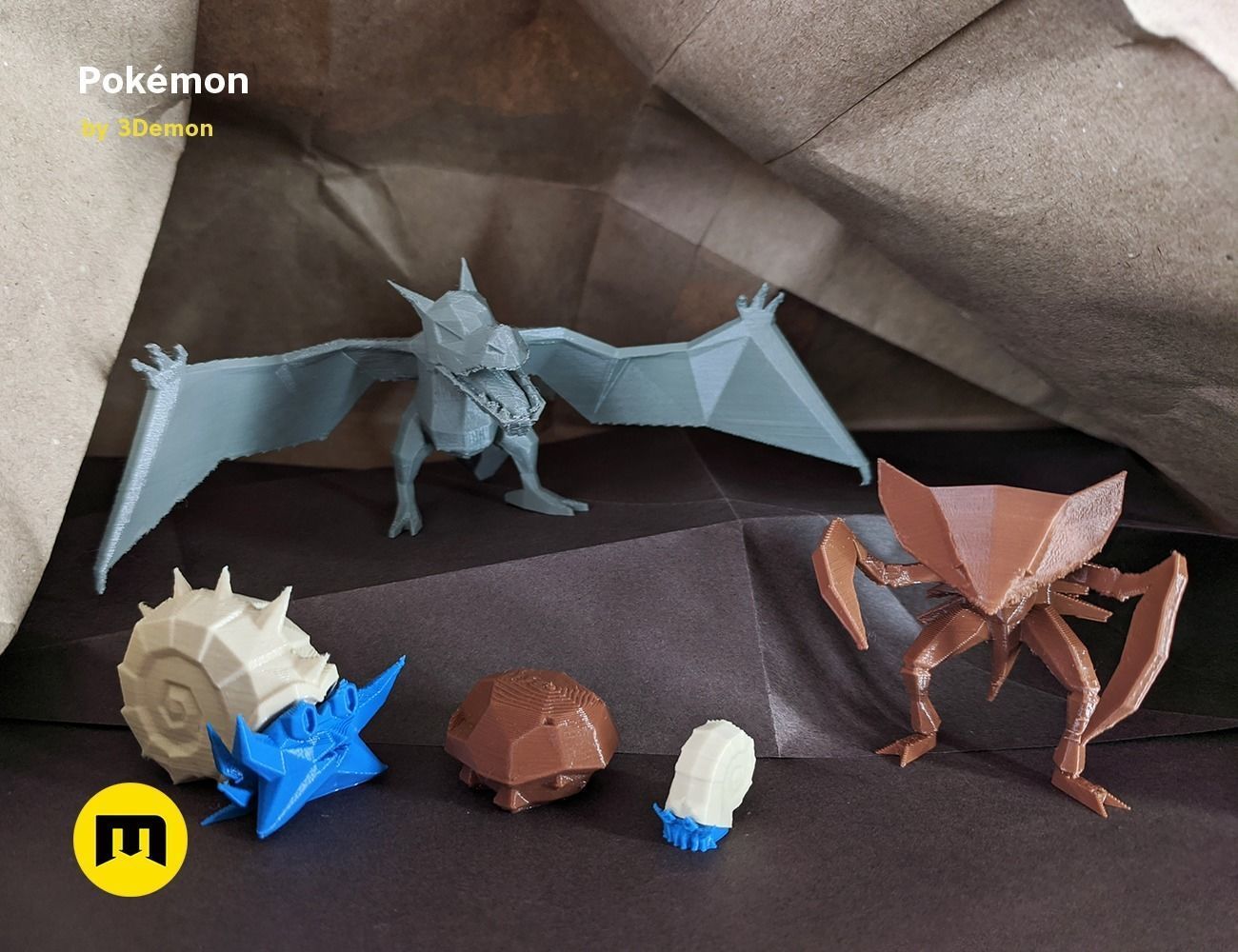 Low Poly Pokemon Collection Generation 1  3D print model_76