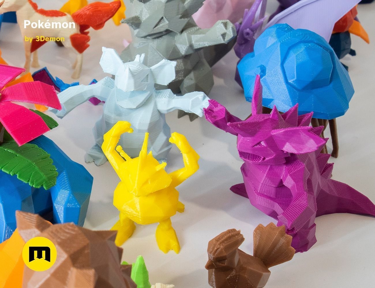 Low Poly Pokemon Collection Generation 1  3D print model_92