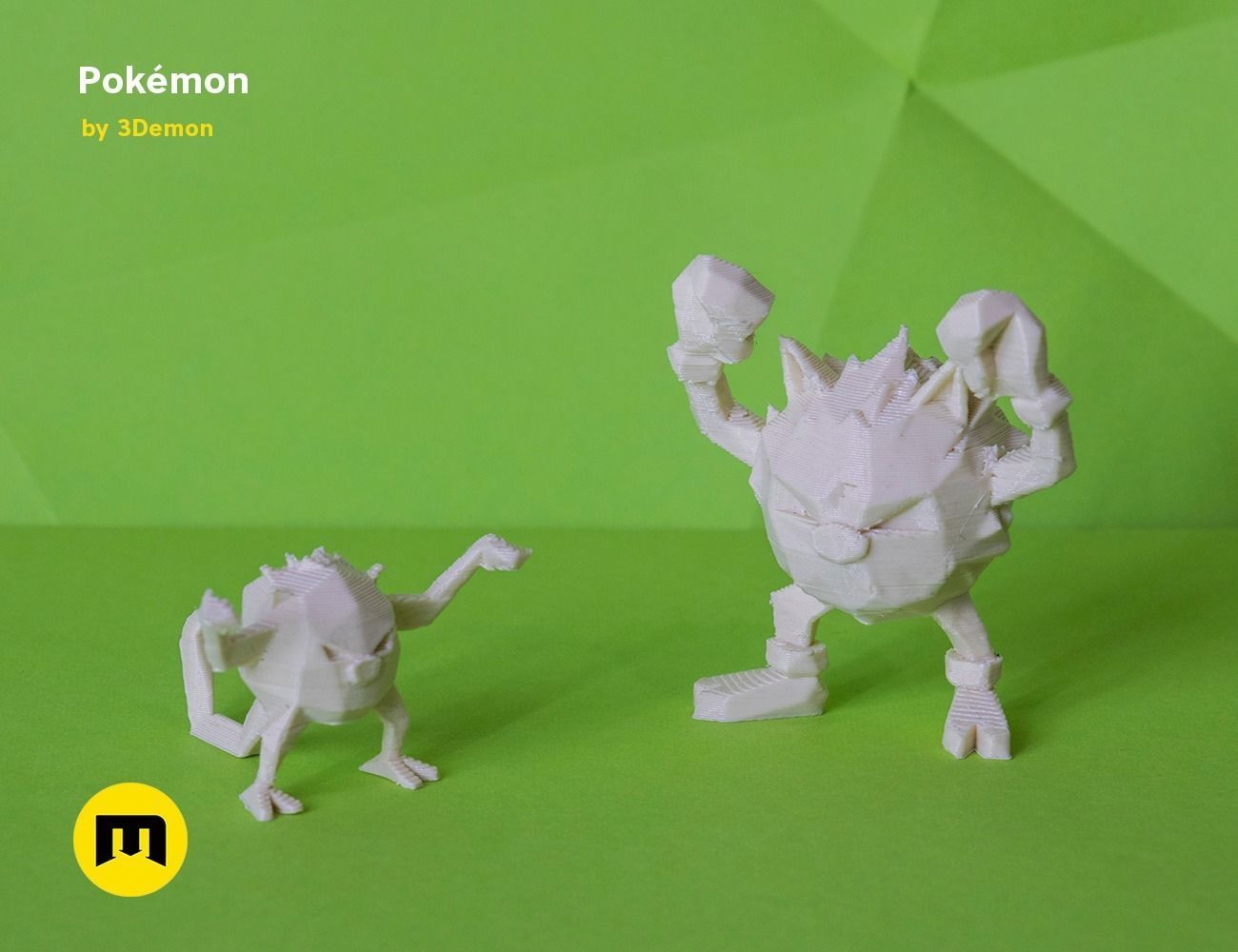 Low Poly Pokemon Collection Generation 1  3D print model_47