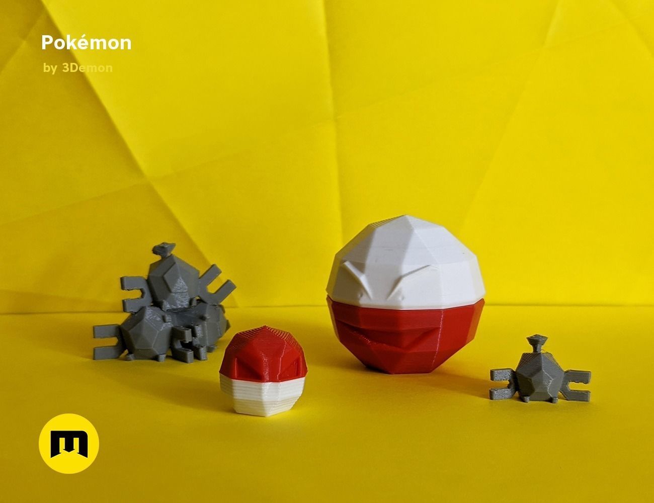 Low Poly Pokemon Collection Generation 1  3D print model_63
