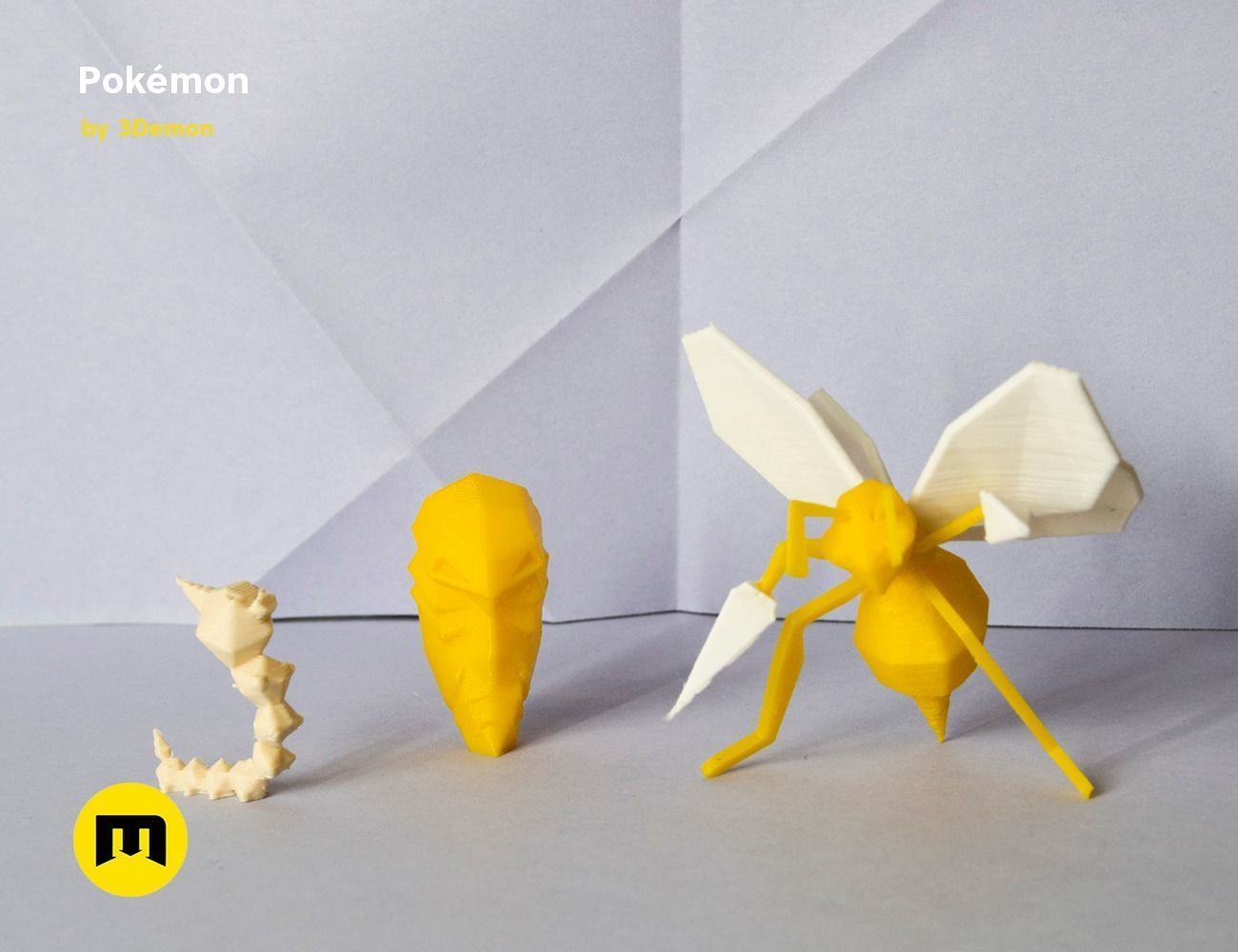 Low Poly Pokemon Collection Generation 1  3D print model_35