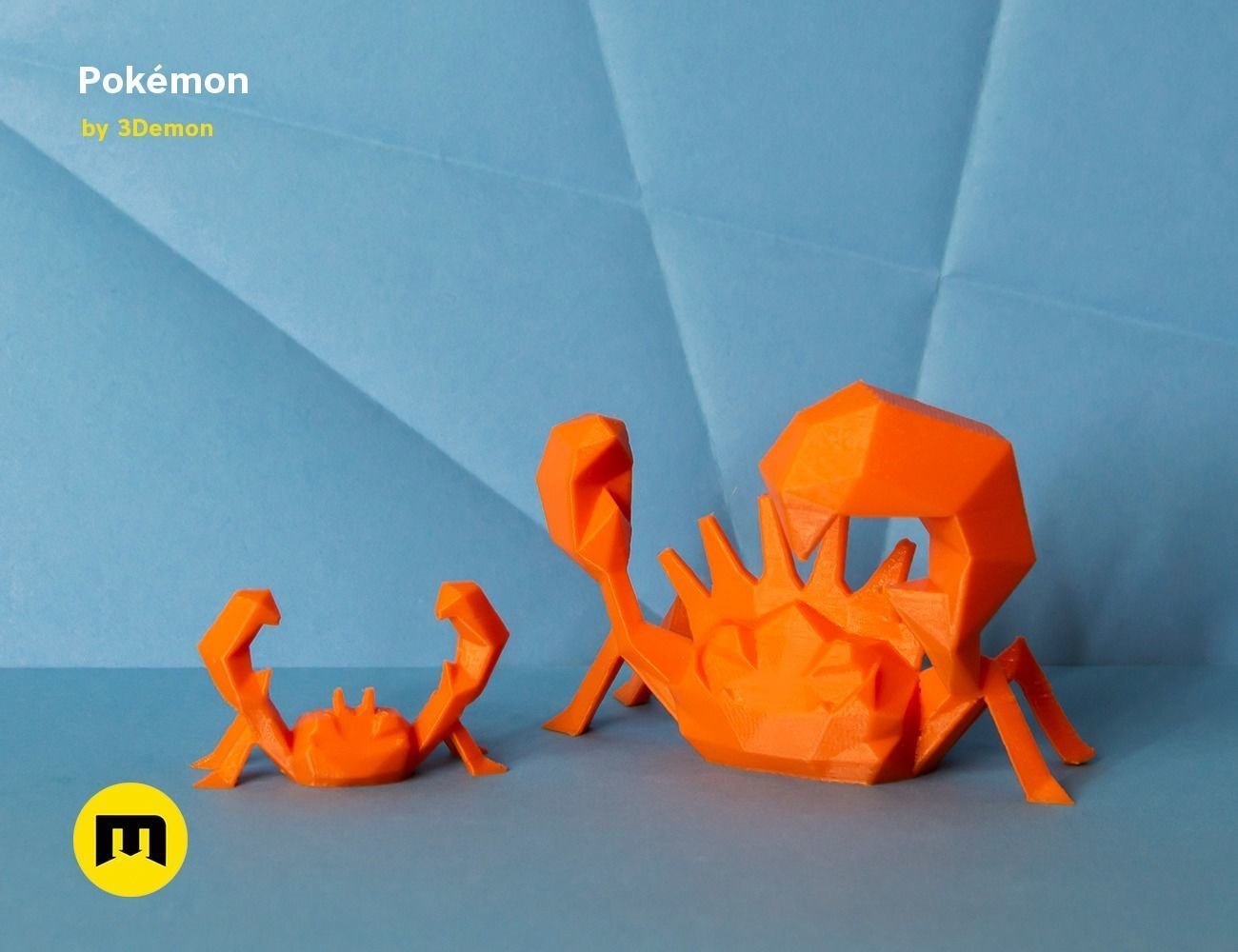 Low Poly Pokemon Collection Generation 1  3D print model_41