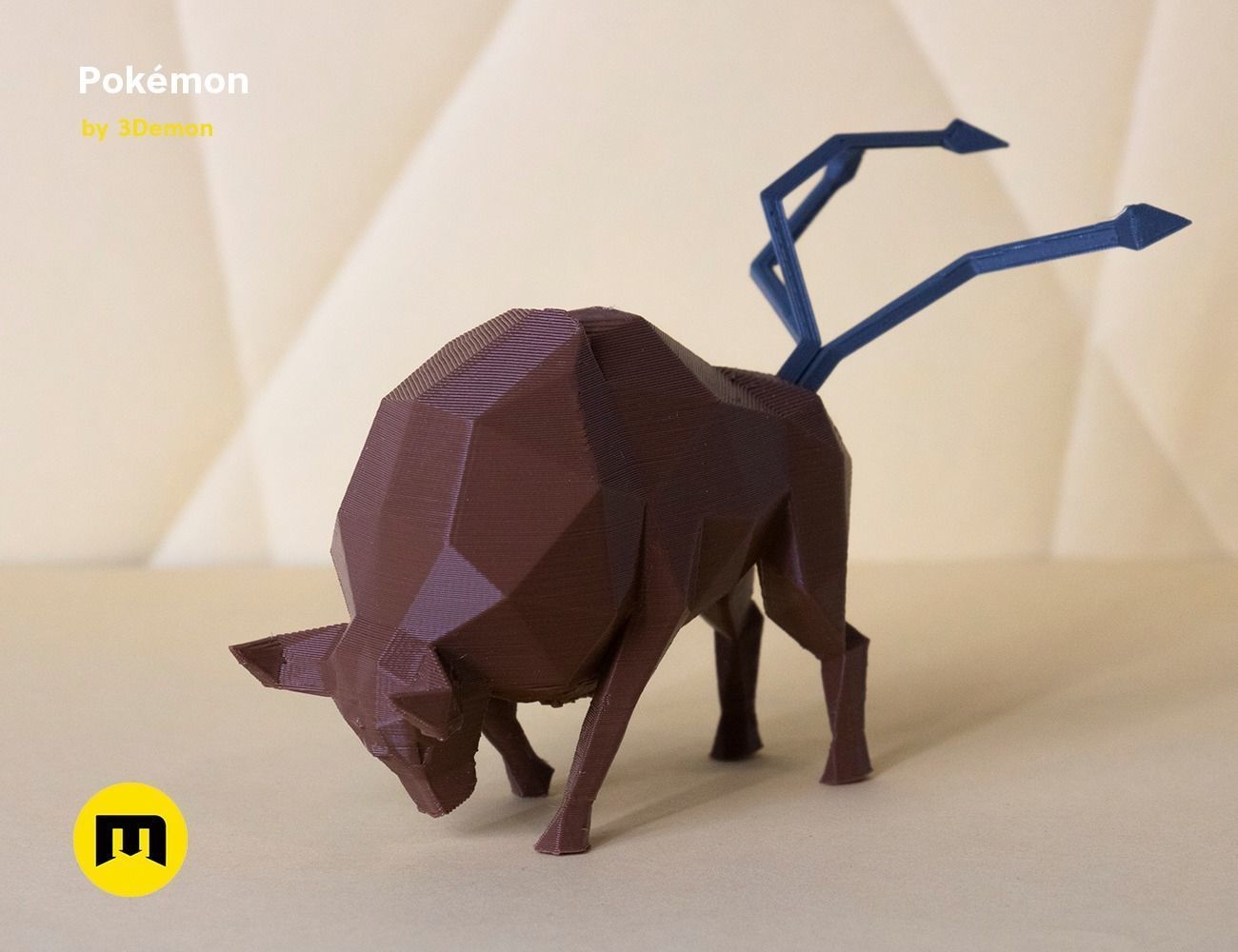Low Poly Pokemon Collection Generation 1  3D print model_45