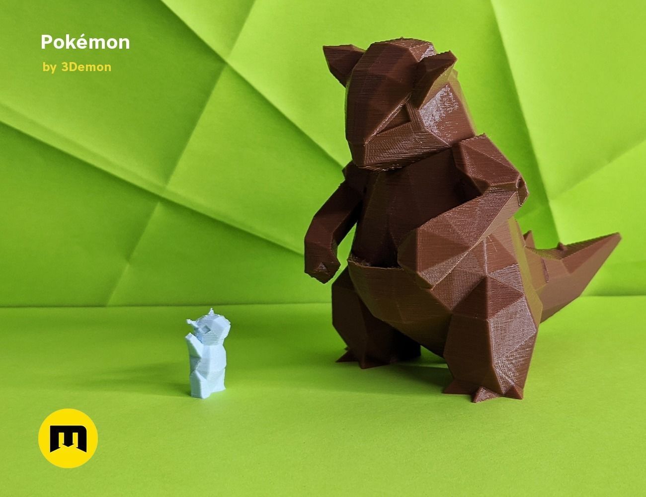 Low Poly Pokemon Collection Generation 1  3D print model_79