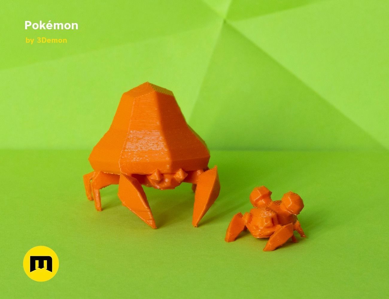 Low Poly Pokemon Collection Generation 1  3D print model_40