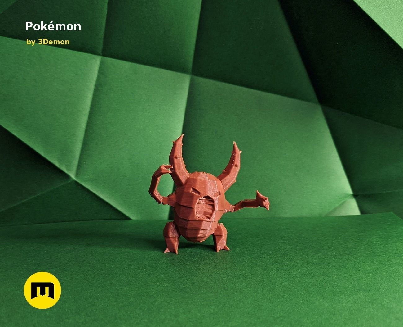 Low Poly Pokemon Collection Generation 1  3D print model_80