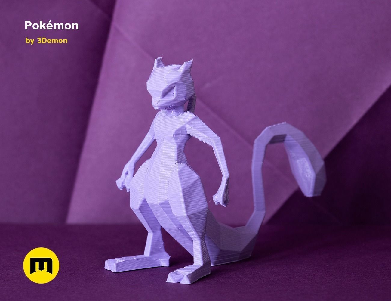 Low Poly Pokemon Collection Generation 1  3D print model_6