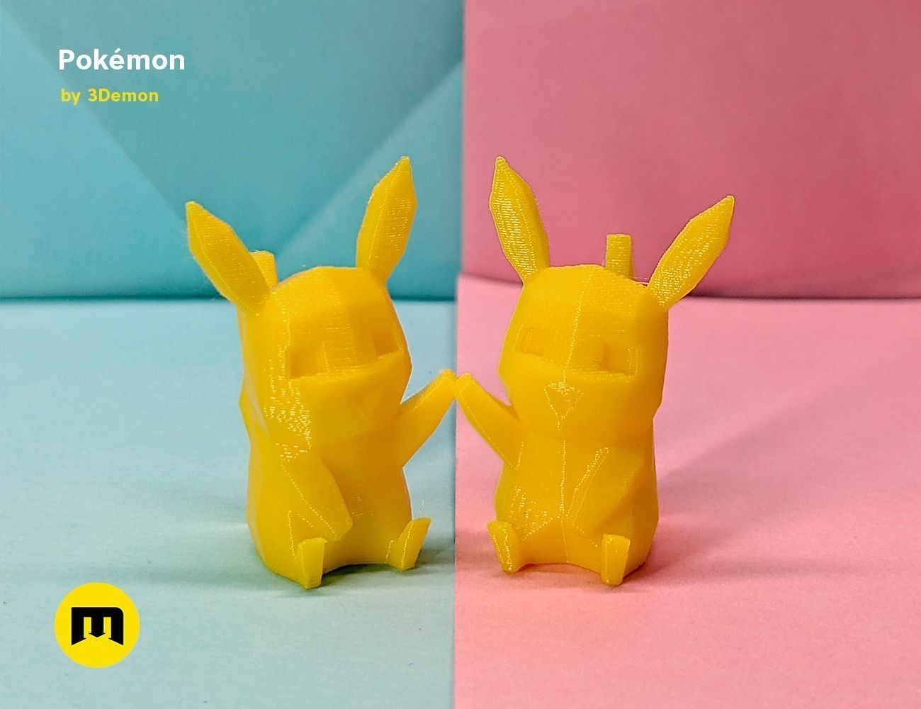 Low Poly Pokemon Collection Generation 1  3D print model_103