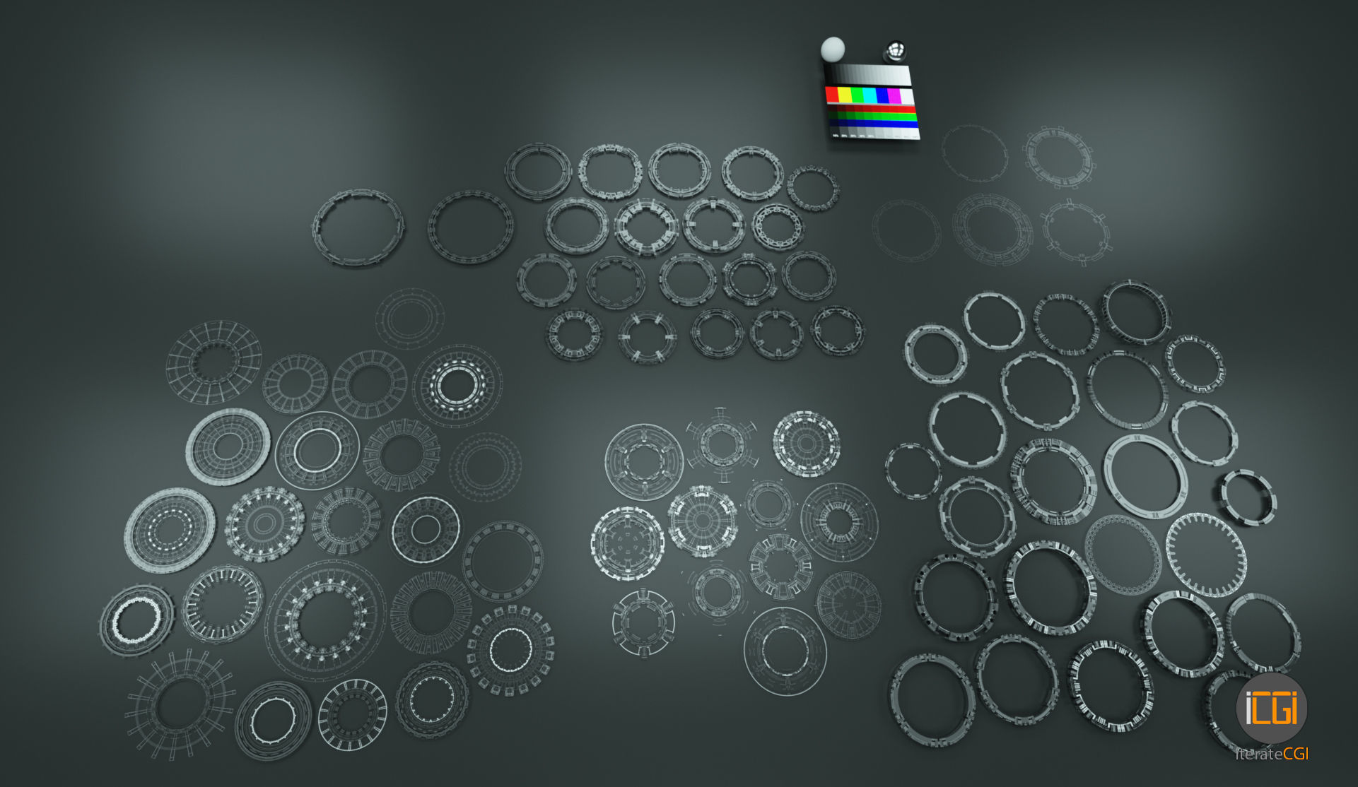 Tech Circles TC4 3D model_1